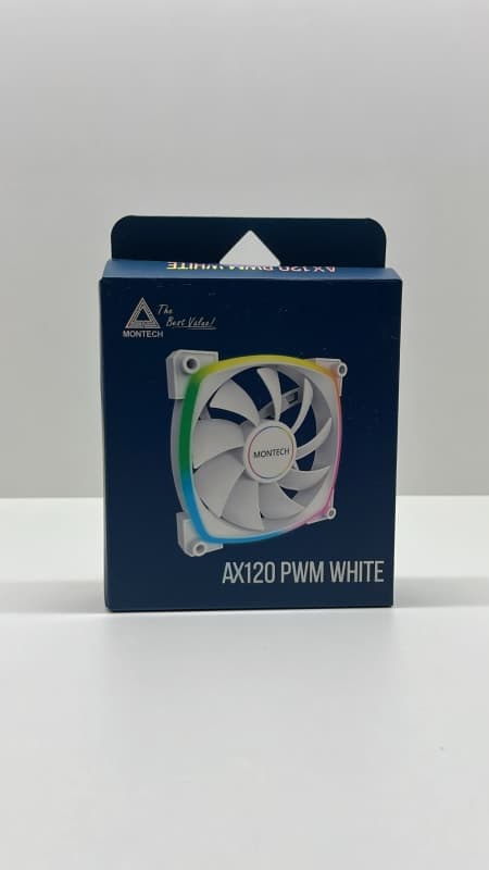 COOLER MONTECH AX120 PWM RGB, BRANCO, 120MM